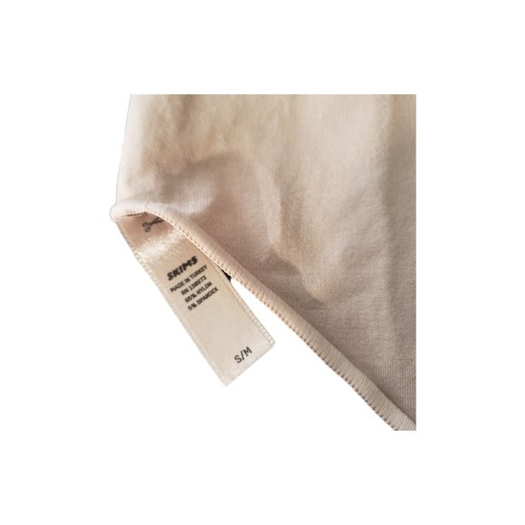 CT757 Skims NWOT Essential Mock Neck Brief Bodysuit Long Sleeve Clay - Picture 2 of 4